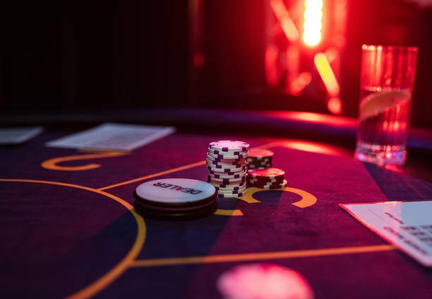 Live dealer studio with multi-camera setup and professional gaming table